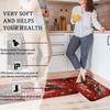 1Pcs Anti Fatigue Kitchen Rugs Christmas Bells Waterproof Non-Slip Thick Cushioned Kitchen Mat Heavy Duty Comfort Standing Mat for Kitchen