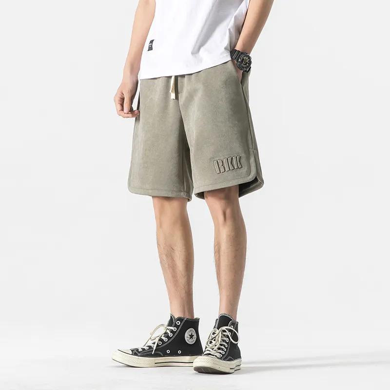 Sommer Herren Sweatshorts Knielang Gerade Locker Kurze Hosen Streetwear Kordelzug Einfarbig Lässige Shorts Übergröße 8XL