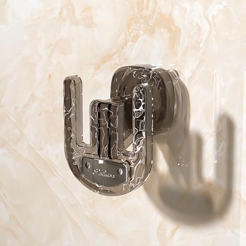 Suction Cup Shoe Rack For Bathroom Wall Mounted Hanging Organizers With Adjustable Hook