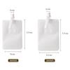 300ML Disposable Transparent Spout Pouches, 50-Pack