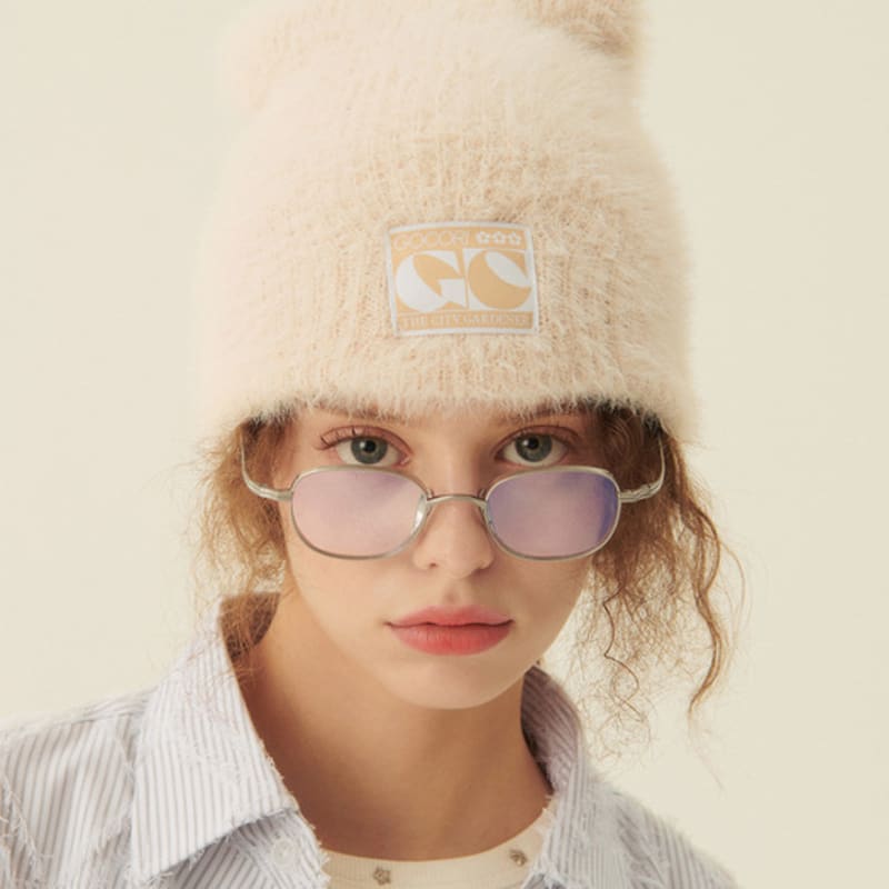 

GOCORI ANGORA EAR BEANIE - БЕЖЕВЫЙ Ангоровый Бини single type