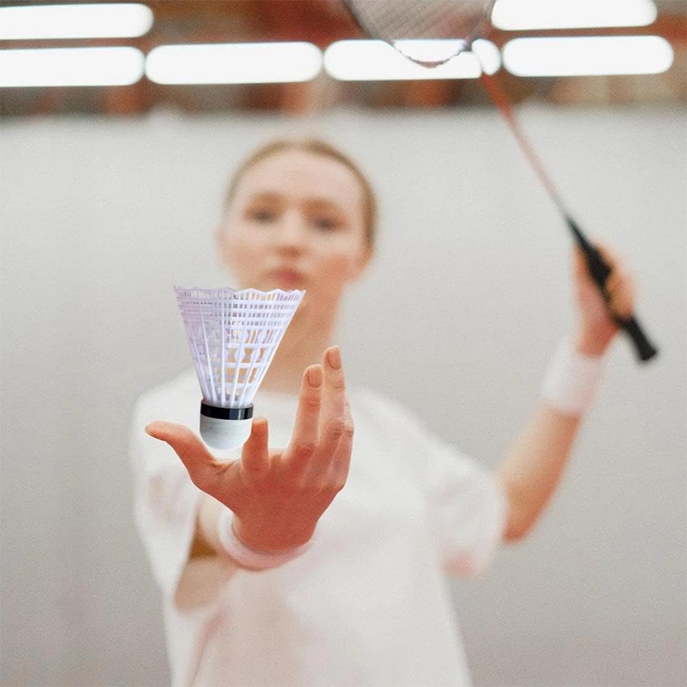 Itisyou Badminton Set of Nylon Badminton Plastic Shuttlecocks for Indoor and Outdoor Sports Beginners Shuttlecocks, 10, Shuttlecocks, Lightweight,