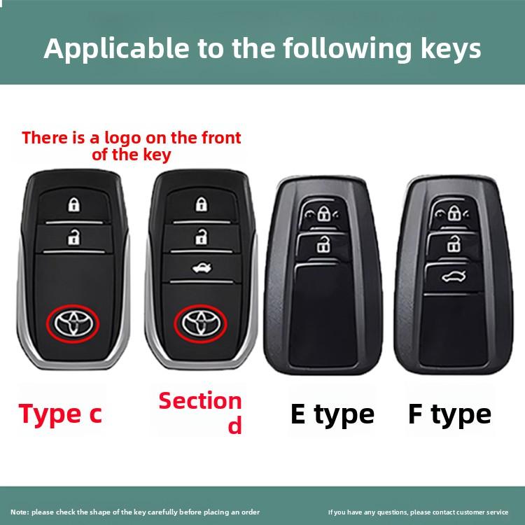 Suitable for Toyota's 14th generation Crown Land release key set, both new and old models, high-end shell buckle for men