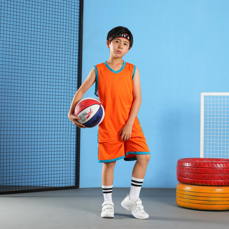 Middle-Aged And Older Children'S Men'S And Women'S Basketball Suits, Children'S Adult Summer Clothing Team Clothing, Trendy Handsome Short-Sleeved