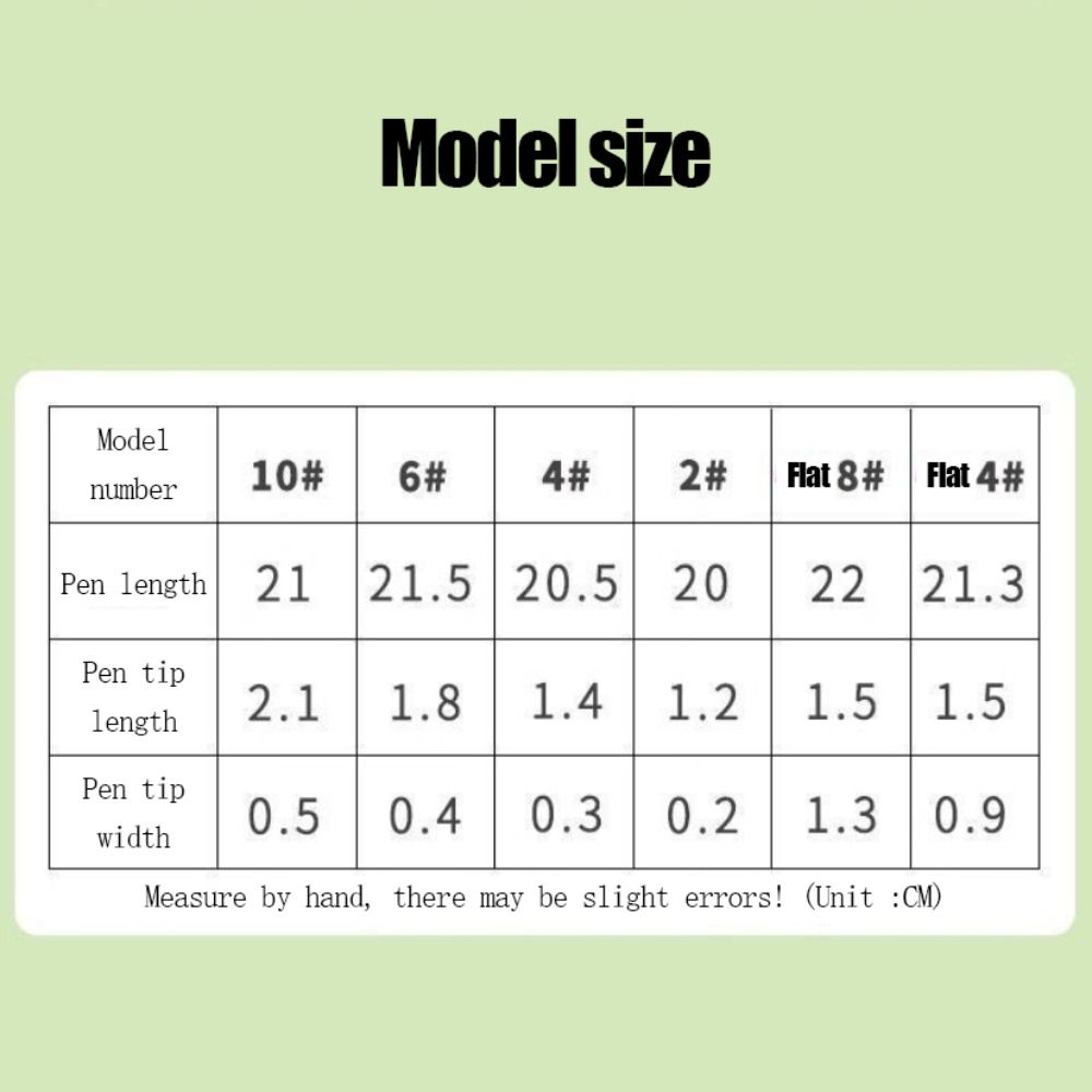 4/6pcs Professional Painting Brush Set Different Shape Art Paint Brushes  Student