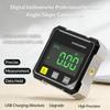 Pocket Electronic Digital Protractor Multifunctional Digital Angle Finder Box Inclinometer 360 Degree Measurement Laser Level