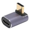 Type C Female to Male Right Angle Adapter 40GB 8K At 120Hz 100W Type C Adapter for Type C Devices Type C Female to Type