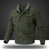 Autumn and Winter Military Jacket Men's Pure Cotton Stand-up Collar Thin Tooling Loose Coat