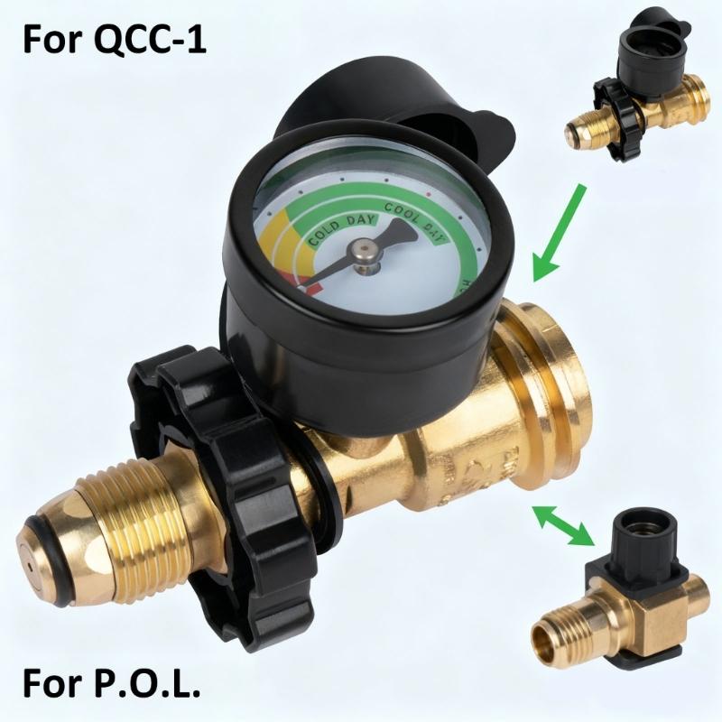 Converter Adapter Propanes Tanks Connector Tanks Filling Connector Adapter Gas Tanks Coupler Refill Attachments Head