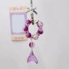 Sophisticated Fish Tail and Bowknot Phone Chain Stylish Beaded Keychain Cellphone Pendant Accessory for Trend Setters