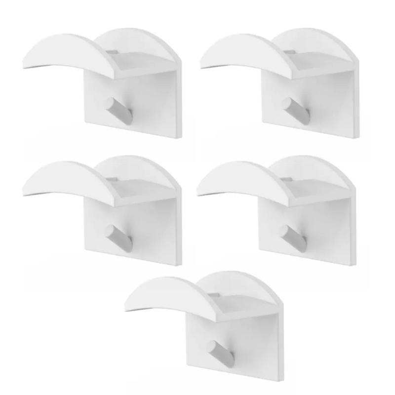 1 Set Wall Mounted Hat Rack Plastic Display Stand for Baseball Caps Convenient Hat Holder Space Saving Caps Organizer