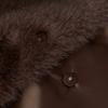 NOTHING WRITTEN Moi Fur Scarf (Brown)