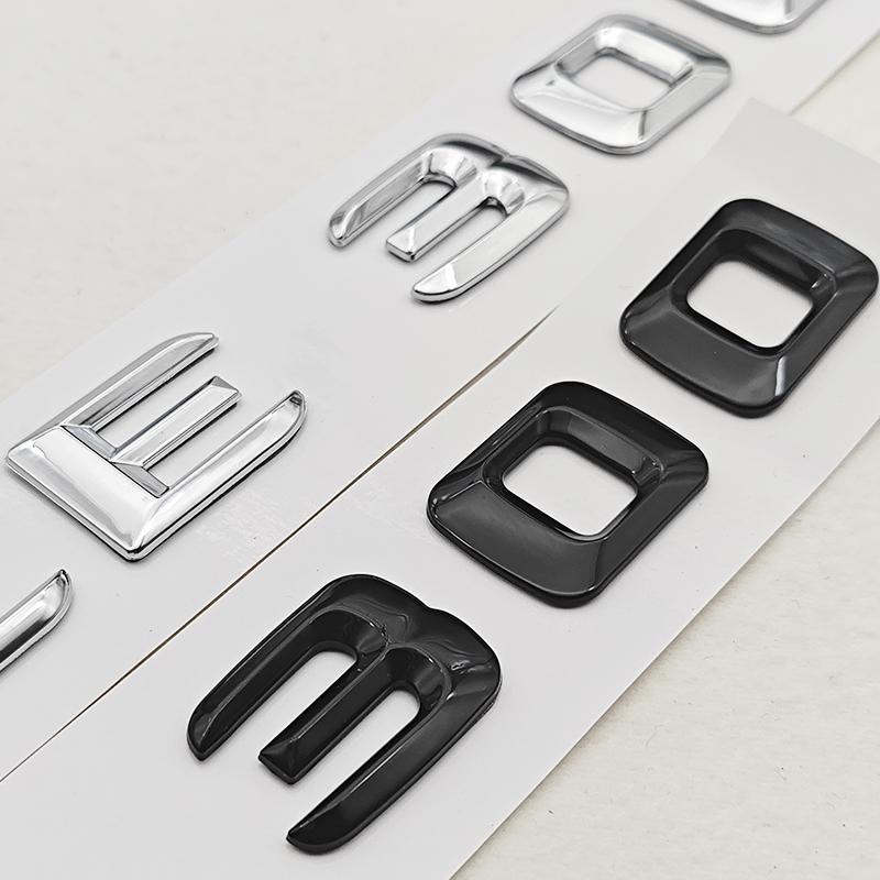 3D ABS Car Letters Logo CLE300 CLE450 Badge Sticker Rear Trunk Emblem For Mercedes Benz CLE300 CLE450 Auto Model Accessories