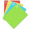 1pcs  Flexible Plastic Non-slip Chopping Block - Cutting Board - Mats With Food Icons Tools 30x 38 Kitchen Board