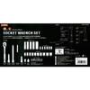 E-Value 40-Piece Socket Wrench Set, 6.35mm and 9.5mm Drives, ESR-2340M