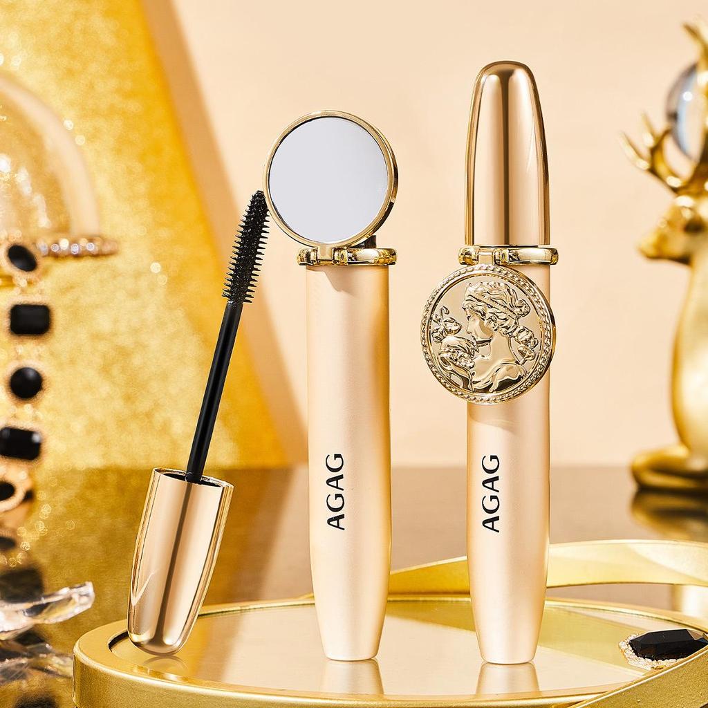 AGAG Double Curl Mascara - Vattentät, Svettresistent, Kladdfri, Förlängande & Volymgivande.