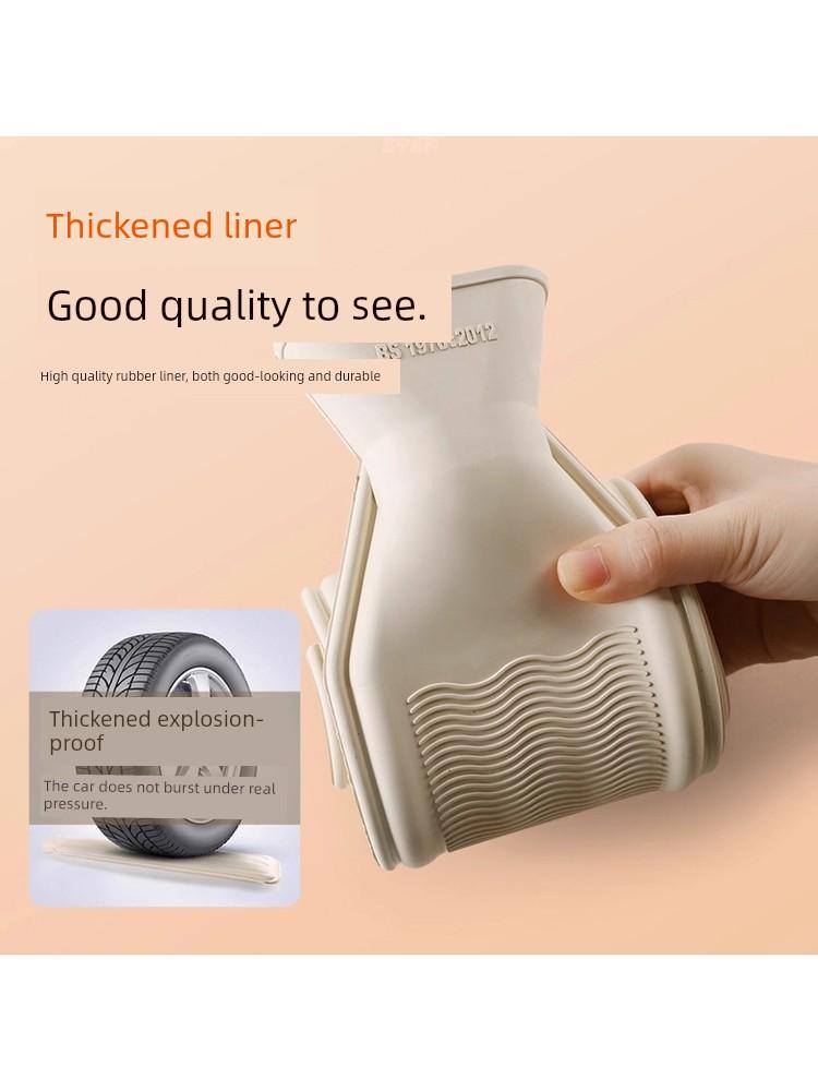 Long Hot Water Bottle for Winter, Specifically for Warming Beds and Blankets, Refillable with Water, Extended Length Hot Compress Warm Water Bag
