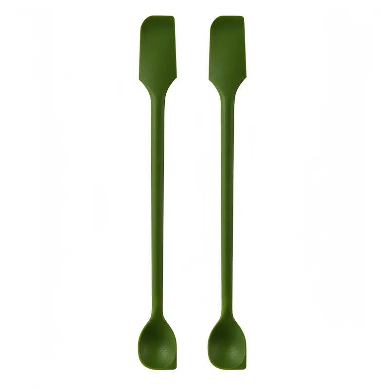 

Dual-Headed Silicone Baking Scraper Set with Mini scraper and spoon - Resistant Kitchen Tools for Jam Making Cooking Essentials
