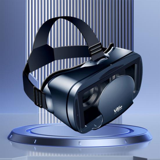 Immersive 3D VR Glasses Adjustable Eye Protected Virtual Reality Full Screen Visual Wide-Angle Universal VR Headset with Remote Control