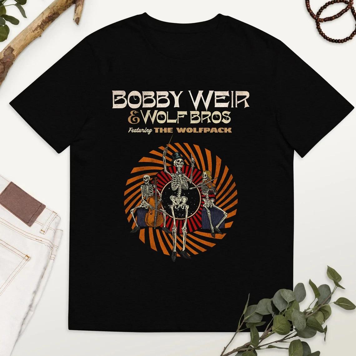 

NEW Bobby Weir Album Short Sleeve Cotton Black S-5XL T Shirt US181 L