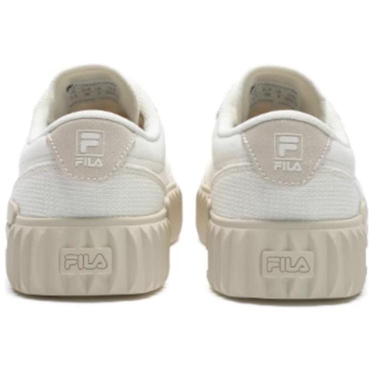 Fila Gear 1S Retro Casual Lightweight Low-Top Canvas Shoes Women Sneaker White F12W432310FMM