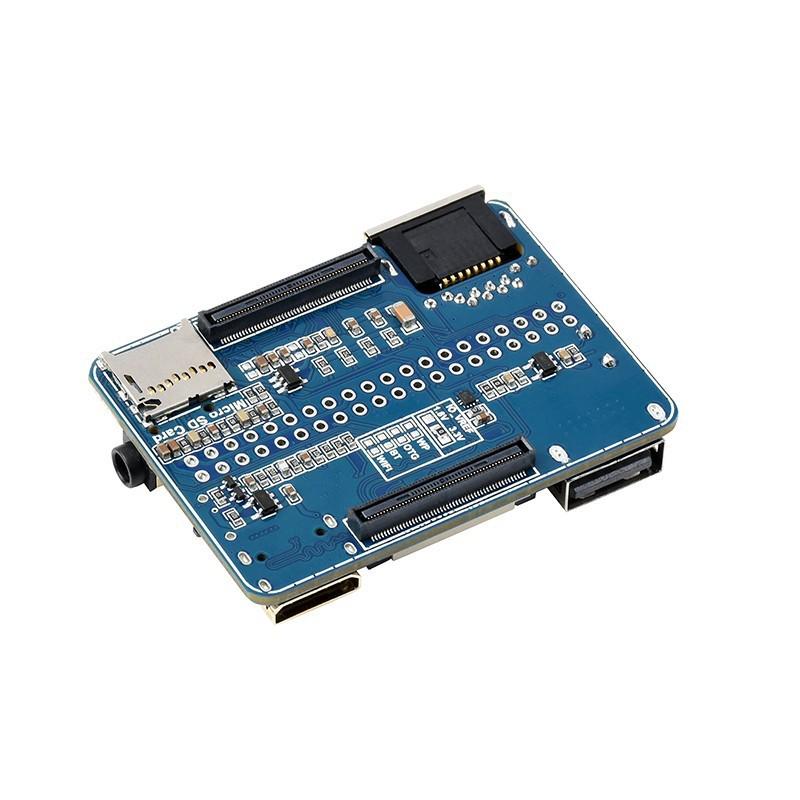 Raspberry Pi CM4 Expansion Board with Gigabit Ethernet, USB 2.0, CSI/DSI, and Mini HDMI Ports