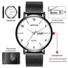 Men's Ultra-Thin Luminous Automatic Watch for Junior High & High School Students: Waterproof & Silent