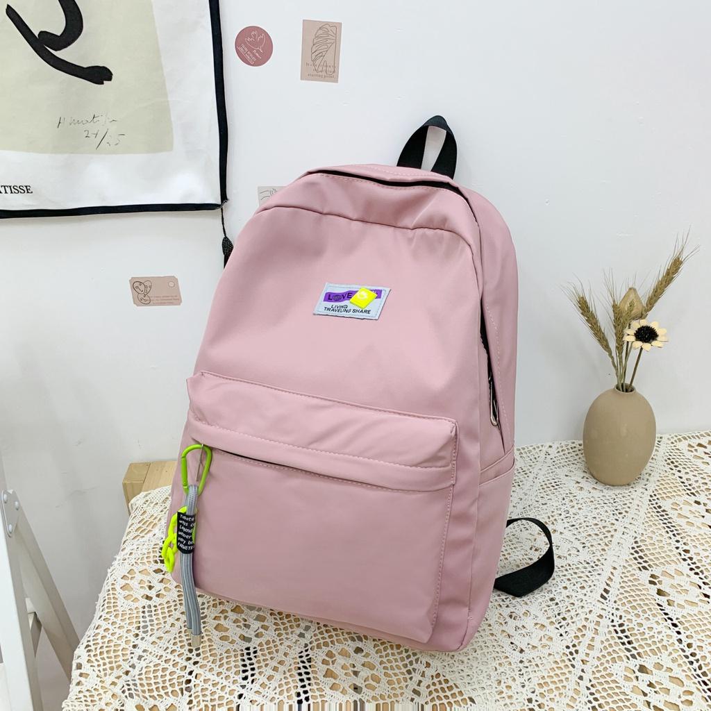 IELGY Женский вместительный рюкзак для отдыха, спорта, компьютера и путешествий розовый