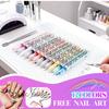 12 Color Quick Dry Nail Art Pens Fine Tip for Precise Drawing Not Require Lamp Water Based Safe for DIY Manicures