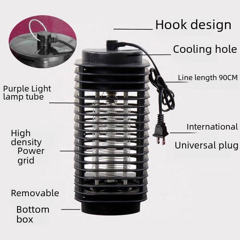 European and American Standard Household Electronic Mosquito Killer Lamp - Electric Mosquito Trap.