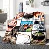 1pz Hotel Transylvania Transformania Coperta in Flanella per Avventura Super Morbida Carina Coperta Comfort per Viaggio Biancheria da Letto Divano Divano Coperta Y73031