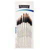 12-Piece Acrylic, Watercolor, and Oil Paint Brush Set – No Shed, Includes 13 Gouache Brushes