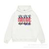 Rhude Horse Sunset Print Hoodie Loose Fit Casual Long Sleeve Sweatshirt Teens