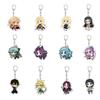 55MM Anime Sword Art Online Keychain Alice Synthesis Kirigaya Kazuto Yuuki Asuna Key Chain Acrylic Model Plate Christmas Gifts