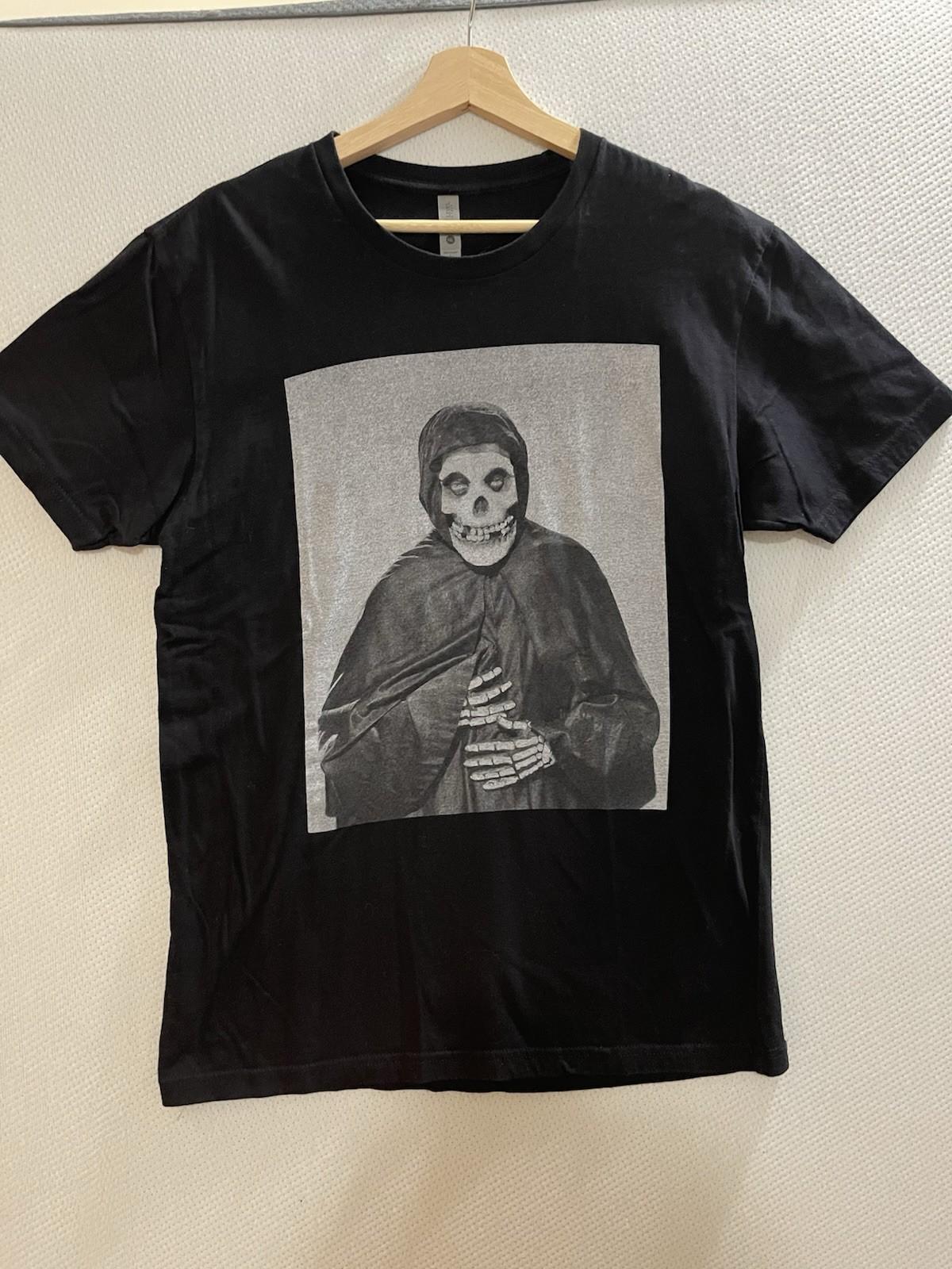Next Level Large Black T Shirt Skeleton Man Print S разноцветный