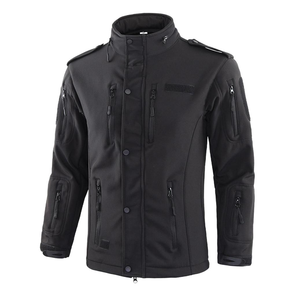Men'S Loose Jacket Men's Winter Autumn Waterproof Hiking Jackets Fashionable Multi Pocket Hooded Jacket Fishing Camping