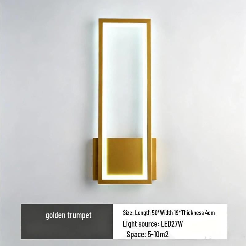 Modern LED Wall Lamp: Sleek Design for Bedroom, Living Room, and Hallway
