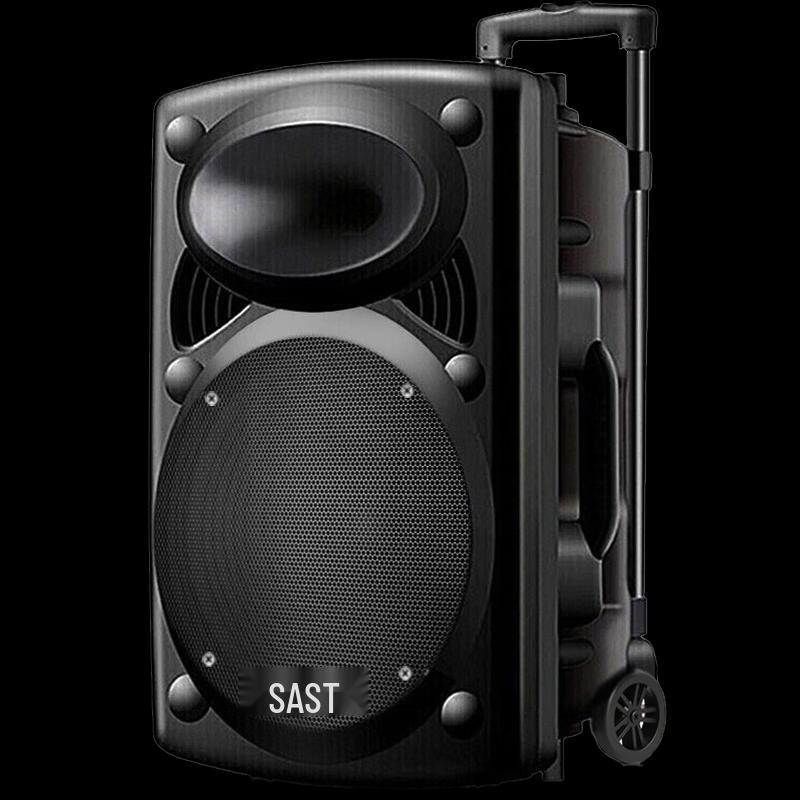 SAST A90S High-Power Outdoor Bluetooth Trolley Speaker CN plug (adapter included) (CN version)