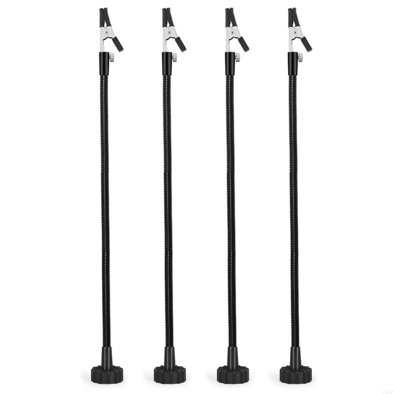 2/4Pcs Flexible Gooseneck Metal with Alligators Clips for Helping Hands