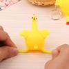 Squeeze Egg Laying Chicken Prank Keychain - Goofy Stress Relief Toy