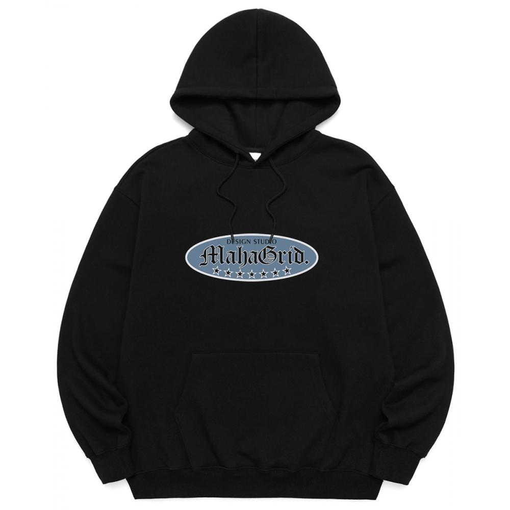 

Толстовка с капюшоном MAHAGRID GOTHIC OVAL LOGO ЧЕРНАЯMG2CSMM402A