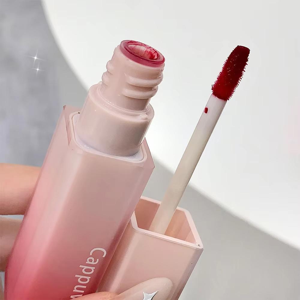Cappuvini Nude Water Mist Lip Glaze Matt Samt Weiß Lipgloss Langanhaltender Lippenstift