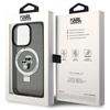 Karl Lagerfeld KLHMP15XHMRSKCK iPhone 15 Pro Max 6.7" Black/black Hardcase Ring Stand Karl&Choupette MagSafe