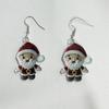 Acrylic Knit-Style Cartoon Dangle Earrings - Christmas Holiday Jewelry Gift for Women