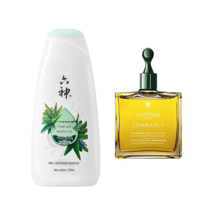 

Liùshén Fresh Moisturizing Shower Gel & Scalp Oil Set