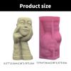 Flowerpot Moulds Vase Molds Portrait Shape Flowerpot Molds Epoxy Resin Mold Pen Storage Holder Molds for Crafting