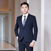 Men's Dark Blue 5-Piece Professional Suit Set