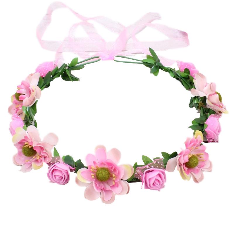 Boho Blumen-Haarband für Bräute & Kinder - Reise- & Auftritts-Accessoire