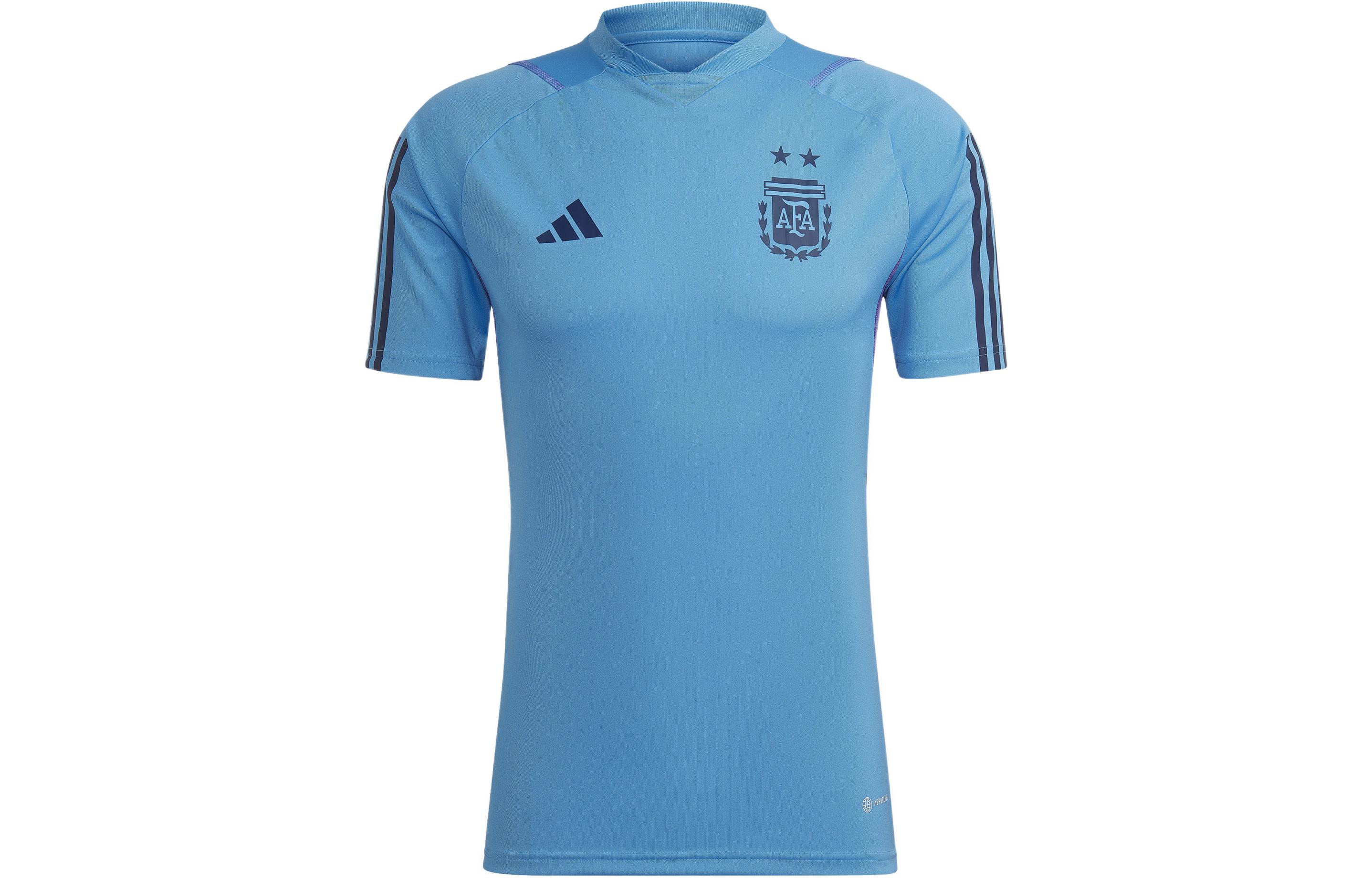 

Adidas Soccer Jerseys Men s Blue Moderate Straight Fit HF3927 S