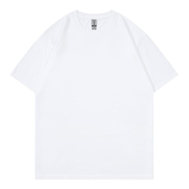 Short Sleeve Men's Cotton T-Shirt Summer Casual Men's Top Short Sleeve Summer Solid Color T